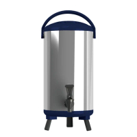 【渥思】日式不鏽鋼保溫保冷茶桶-12公升-寶石藍(茶桶.保溫.不鏽鋼)
