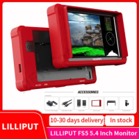LILLIPUT FS5 5.4 Inch Monitor on Camera DSLR Field FHD HDR 3G-SDI 4K HDMI-Compatibled 60 Hz 3D LUT Waveform DCI-P3 Color Space