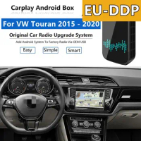 Radio Carplay upgrade Android Auto Audio For Volkswagen Touran 2015 - 2020 Apple Wireless AI Box Car Multimedia Player GPS unit