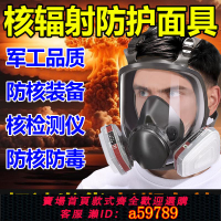 【台灣公司 可打統編】防核輻射面具防毒全面罩消防面具軍工級防病毒氣防濃煙防甲醛面罩