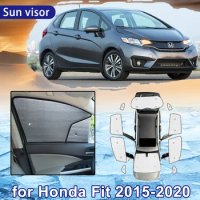 For Honda Fit Jazz GK3 GK5 2015 2016 2017 2018 2019 2020 Car Full Coverage Sunshade Window Sun Shade Shading Windshield Visor