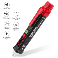 ปากกาวัดไฟตัวใหม่ล่าสุด Dual Sensitivity พร้อมจอ LCD ในตัว จาก HABOTEST ปากกาวัดไฟโดยไม่สัมผัส รุ่น