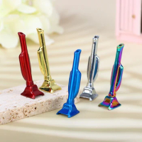 1Pc Mini Trophy Pipe Metals Material Portable Trophy Tobacco Pipe Smoke Herb Pipes Filter Bowl Tobacco Accessories