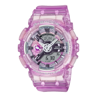 【CASIO 卡西歐】G-SHOCK科幻領域雙顯錶(GMA-S110VW-4A)