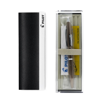 【ZEBRA 斑馬牌】SARASA GRAND 復古黑金屬筆+PILOT Acro1000 0.7mm金屬棕色輕油筆(中性筆 原子筆 辦公用品)