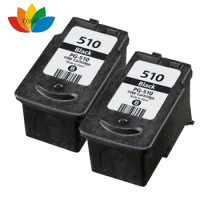 2x Black PG510 ink cartridge for Compatible canon 510 PIXMA MX320 MX330 MX340 MX350 MX360 MX410 MX420 Printer