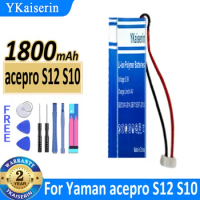 1800mAh YKaiserin Battery For Yaman acepro S12 S10 cosmetic instrument Bateria