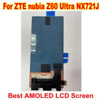 6.8" Best Working For ZTE nubia Z60 Ultra NX721J AMOLED LCD Display Touch Screen Digitizer Assembly Sensor Phone Pantalla