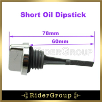 Silver Short Oil Dipstick For Lifan YX Zongshen Loncin 50 70 90 110 125cc Pit Dirt Bike Engine Parts