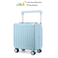 SEA CHOICE Koper 18 inch Kabin PC Hardcase Frame Aluminium ,Wide handle, 360°Roda Spinner&Kunci TSA