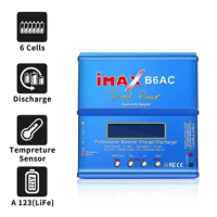 Imax B6 Ac B6ac Lipo Nimh 3s/4s/5s Rc Battery Balance Charger + Eu/Us/Uk/Au Plug Power Supply Wire