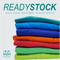 KAOS POLOS COTTON COMBED 30S PRIA WANITA
