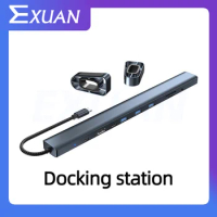 10-in-1 Type-C to HDMI Adapter 4K30Hz PD100W Docking Station for MacBook iPad Pro Huawei USB 3.0 HUB