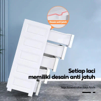 KPASAR 2/3/4/5/6/7 Susun Loker Plastik Lemari Plastik Lemari Plastik Kabinet Drawer Storage Cabinet