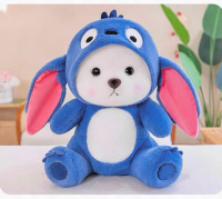 Gấu Lena Gấu Bông Lena xanh Gấu Bông Xinh Lena Lotso Đáng Yêu búp bê nhồi bông gấu xanh với mũ rời T