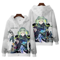 Soul Hackers 2 Zipper Sweatshirt Long Sleeve Women Men Hoodie Harajuku Streetwear 2022 New Game 3D Clothes