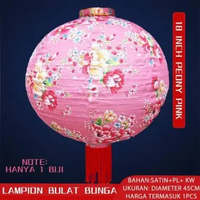 2PCS LAMPION KAIN DIAMOND LAMPION BERIAN BLUDRU FUK IMLEK Lampion Gantung Imlek Lampion Kain Sutra 1