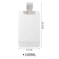 Botol Refill Tempat Sabun Cair Travel Pouch Fliptop Travel Organizer - 100 ML