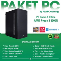 FourPCGaming Rakitan Komputer AMD Ryzen 3 3200G Ram 16GB | SSD 256GB