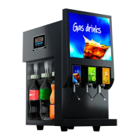 Automatic Soft Drink Machine Soda Dispenser Chilled Cola Machine Commercial Iced Cola Drink Machine