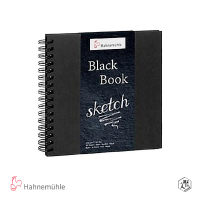 【HAHNEMUHLE】BlackBook多功能素描本/23.5*23.5cm/250gsm(原廠正貨)