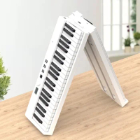 Multifunctional Portable Digital Piano, 88Keys, Foldable Electronic Piano, 128 Rhymes for Students, Musical Instrument