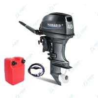 Look Here YAMABISI NEW DESIGN 703cc 40HP 2 Stroke Boat Outboard Motor Engine