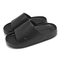 【NIKE 耐吉】拖鞋 Wmns Calm Slide 女鞋 男鞋 黑 踩屎感 一體成型 微厚底 涼拖鞋(DX4816-001)