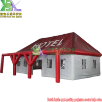 10x6m Commercial Giant Manufacturer Air Sealed Inflatable Tent, Airtight Hotel PUB Tent, PVC Inflatable Camping Bar Tent