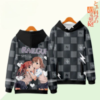 Anime Toaru Kagaku No Railgun Cosplay Costume To aru Majutsu No Index Shirai Kuroko Misaka Mikoto Unisex 3D Hoodie Sweatshirt