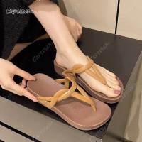 CAPUBEW New style flip flops with anti slip soft soles for summer use on the beach Woman shoes versa