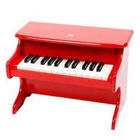 木馬智慧小鋼琴兒童玩具迷你木質仿真25鍵兒童鋼琴可彈奏男孩女孩 城市科技DF
