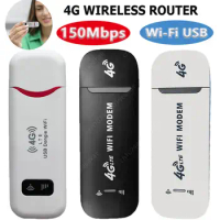 Wireless LTE WiFi Router 4G SIM Card USB 150Mbps USB Modem Pocket Hotspot Dongle Mobile Broadband Wireless WiFi Adapter For Home