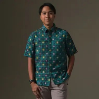 Akeno - Mandalas Kemeja Batik Pria Premium Lengan Pendek INT S