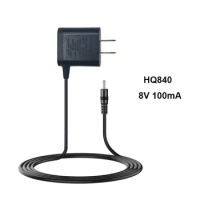 8V 100mA Shaver Charger Fit for Philips HQ840 Norelco Multigroom 3000 MG3750/50 MG3750/10 MG3750/60 