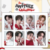 4-8 ชิ้น ATEEZ ANITEEZ GOLDEN HOUR : ส่วนที่ 3 โฟโต้การ์ดใส การ์ด THE WORLD FIN WILL กันน้ำ โปสการ์ด