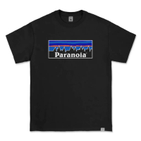 Become a trendsetter right away! NEW  ZeroTwentyTwo T-Shirt Paranoia Black |   Funny Men's T-Shirt P