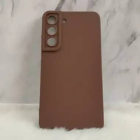 Soft Case Samsung S22, S22 Plus Silikon Silica Gel Pro Camera S22 Plus Cokelat