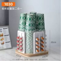 咖啡膠囊架亞克力可旋轉膠囊架雀巢膠囊咖啡收納架跨境工廠批發