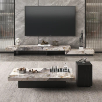 Furniture Organizer Room Tv Standards Stand Mid Century Mobile Farmhouse Media Console Mueble Suporte Para Tv Pedestal Modern