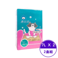 ODOUT臭味滾-極細顆粒1.5mm豆腐貓砂(原味) 7L/1盒2包 (2盒組)