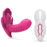 USB recharge Female Masturbation Remote Butterfly Vibrating Panties clitoris stimulator Strap on dildo g.spot Sex Toys for Women