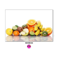 promo Hiasan dinding Ruang makan dapur poster buah buahan fruit HD - IQV300-04 Besi