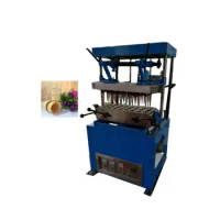 Big output 24 Cones Semi Automatic Waffle Ice Cream Cone Wafer Biscuit Making Machine CFR BY SEA