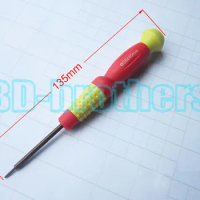 4 x 135mm S2 Steel Magnetic Screwdriver (0.8Pentalobe / 1.5 Phillips / 2.0 Straight / T4 / T5 / T6) for iPhone Samsung 1200pcs