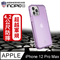 【美國INCIPIO】iPhone 12 Pro Max 6.7吋 超輕鎧甲手機防摔保護殼/套(透紫)