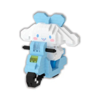 Sanrio Cinnamoroll Kuromi MyMelody Building Blocks Cartoon Character Assembled Model Ornament Children's Educational Toys Gifts