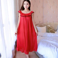 *KVN* Daster Wanita Happy Malam Bahan Berkualitas. Dress Piyama Lingerie Panjang Tidur Renda Satin P
