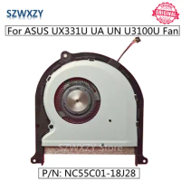 SZWXZY New Original For Asus Zenbook UX331 UX331U UX331UN U3100U Laptop CPU Cooling Fan NC55C01-18J28 Cooler 100% Tested