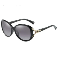 TR90 women butterfly Sun Glasses Polarized Mirror Sunglasses Custom Made Myopia Minus Prescription Lens -1 to -6